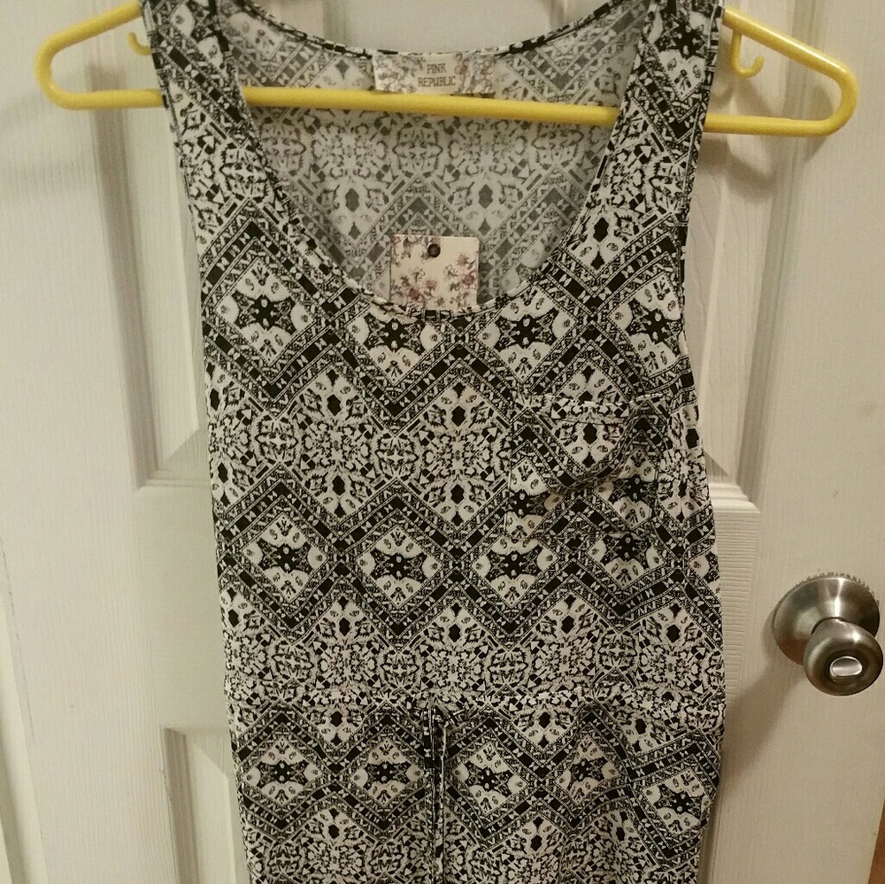 Black and white dress